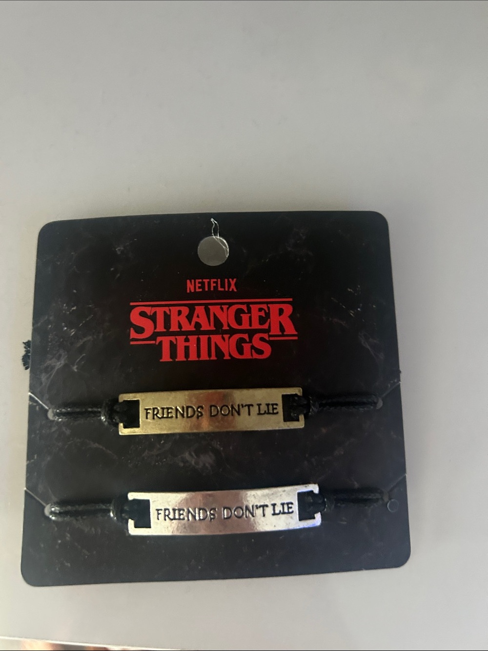 Netflix Stranger Things Bracelet Duo - Gold & Silver Plate